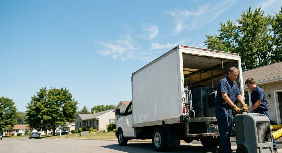 Water Damage Cleanup in Crawfordsville, IN near me